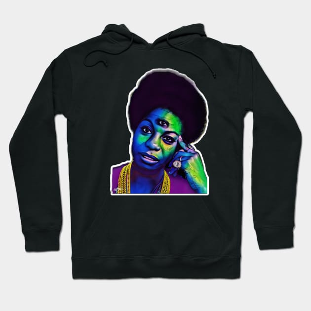 Queens Never Die: Nina Simone Hoodie by Esoteric Fresh 